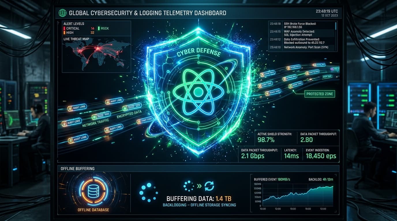 React Centralized Logger Architecture: Offline-First & Hybrid Crash Reporting